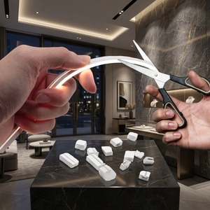 Bande lumineuse <span class=keywords><strong>LED</strong></span> néon flexible en silicone, découpable à volonté, <span class=keywords><strong>pour</strong></span> enseignes, logos et décoration architecturale - Product Image 1