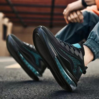 Nouvelle mode coussin respirant pour hommes chaussures décontractées à semelle souple pour hommes chaussures de sport amortissantes course à pied Style de marche chaussures en stock
