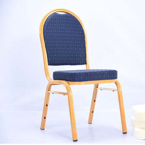 Toptan fabrika fiyat Metal çerçeve düğün parti sandalye kumaş otel ziyafet sandalyeler - Product Image 6