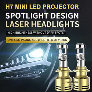 Fábrica H4 <span class=keywords><strong>Mini</strong></span> lente bombilla proyector potente refrigeración LED faro Faros Led Para H1 H7 H11 9005 9006 para motocicletas coches - Product Image 2