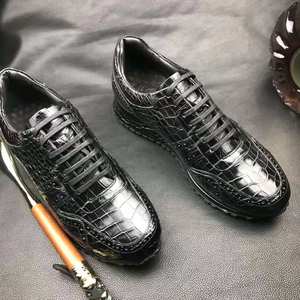 <span class=keywords><strong>Zapatos</strong></span> Casuales de Moda para Hombre Goodyear, Zapatillas de Alta Calidad en Cuero Genuino de Cocodrilo, <span class=keywords><strong>Zapatos</strong></span> de Piel de Caimán para Caminar - Product Image 5
