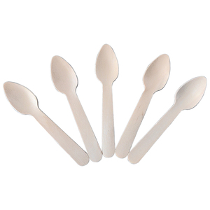 Tùy chỉnh dùng một lần đồ dùng bằng gỗ 110 Mét thìa gỗ dùng một lần món tráng miệng Spoon Set cho <span class=keywords><strong>Ice</strong></span> <span class=keywords><strong>Cream</strong></span> - Product Image 3