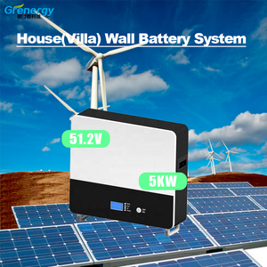 Shenzhen Venta caliente montado en la pared 10KWh LiFePO4 batería 51,2 V hogar almacenamiento batería 200ah - Product Image 5