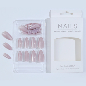 Ongles à Presser Haute Qualité Style Français Œil de Chat Aurore Amande en <span class=keywords><strong>Gel</strong></span> Doux, <span class=keywords><strong>Faux</strong></span> Ongles Autocollants Marque Privée pour Doigts - Product Image 6