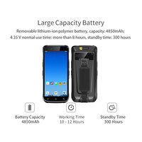 Terminal Portátil PDA Industrial Android 12 de 6 Pulgadas con 4G, Colector de Datos, Escáner de Códigos QR y de Barras 2D, Lector NFC RFID, IP67, en Stock