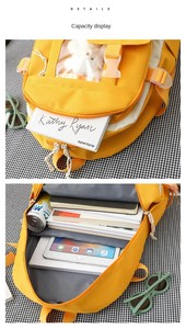 2024 học cô gái reffed cho chàng trai cô gái trẻ em ba lô 4 trong 1 bán buôn không thấm nước Ins phong cách Ba lô thiết lập - Product Image 6