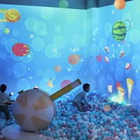 Proyector de Piso Interactivo para Restaurantes, Juegos de Pared Interactivos para Niños, Proyección de Juegos en Paredes