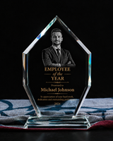 Trophée personnalisé en cristal blanc, plaque de récompense personnalisable pour le sport, la reconnaissance d'entreprise, cadeau de remise de diplôme, vente en gros