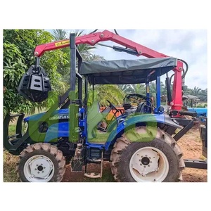 Grúa de Carga para Cosecha de Fruto de <span class=keywords><strong>Palma</strong></span> Montada en Tractor, Cosechadora de Fruto de Aceite de <span class=keywords><strong>Palma</strong></span> con Garra de Grúa de 4 Mandíbulas, Agarrador de Racimos de Fruta Fresca para Uso Agrícola - Product Image 1