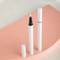Tube d'emballage vide pour eyeliner à pointe coton, tube vide pour eyeliner liquide à cœur en coton, tube vide pour eyeliner gel