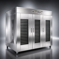 Industriële grote capaciteit roestvrijstalen fruitdroogmachine met meerdere trays, elektrische voedseldroger voor fruit en groenten