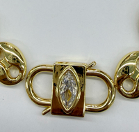 Fermoirs mousquetons en laiton et cuivre pour la fabrication de bijoux DIY