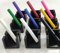 Maßgefertigte Verarbeitung Geschnittene Kunststoff-POM-Zylinderstifte Saubere Oberfläche Behandelt Schwarz/Weiß 5mm Kopfdurchmesser