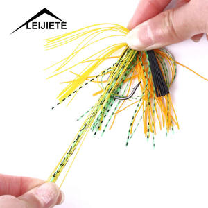 เหยื่อตกปลาแบบกระโปรงยาว10ก. เหยื่อจิ๊กแบบฉวัดเฉวียนสำหรับบ่อน้ำสีสันสดใส - Product Image 6