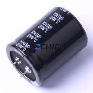 KN471M45035 * 45A ตัวเก็บประจุอลูมิเนียมอิเล็กโทรไลติกในสแนปผ่านชิ้นส่วนรู (THT),D35xL45mm 470uF 20% 450V 10mm - Product Image 2