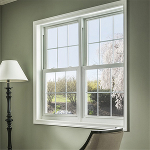 Ventana de aluminio residencial para colgar una sola capa de polvo <span class=keywords><strong>blanco</strong></span>, mosquitera, fácil de limpiar, perfecta para baños de casas familiares - Product Image 5