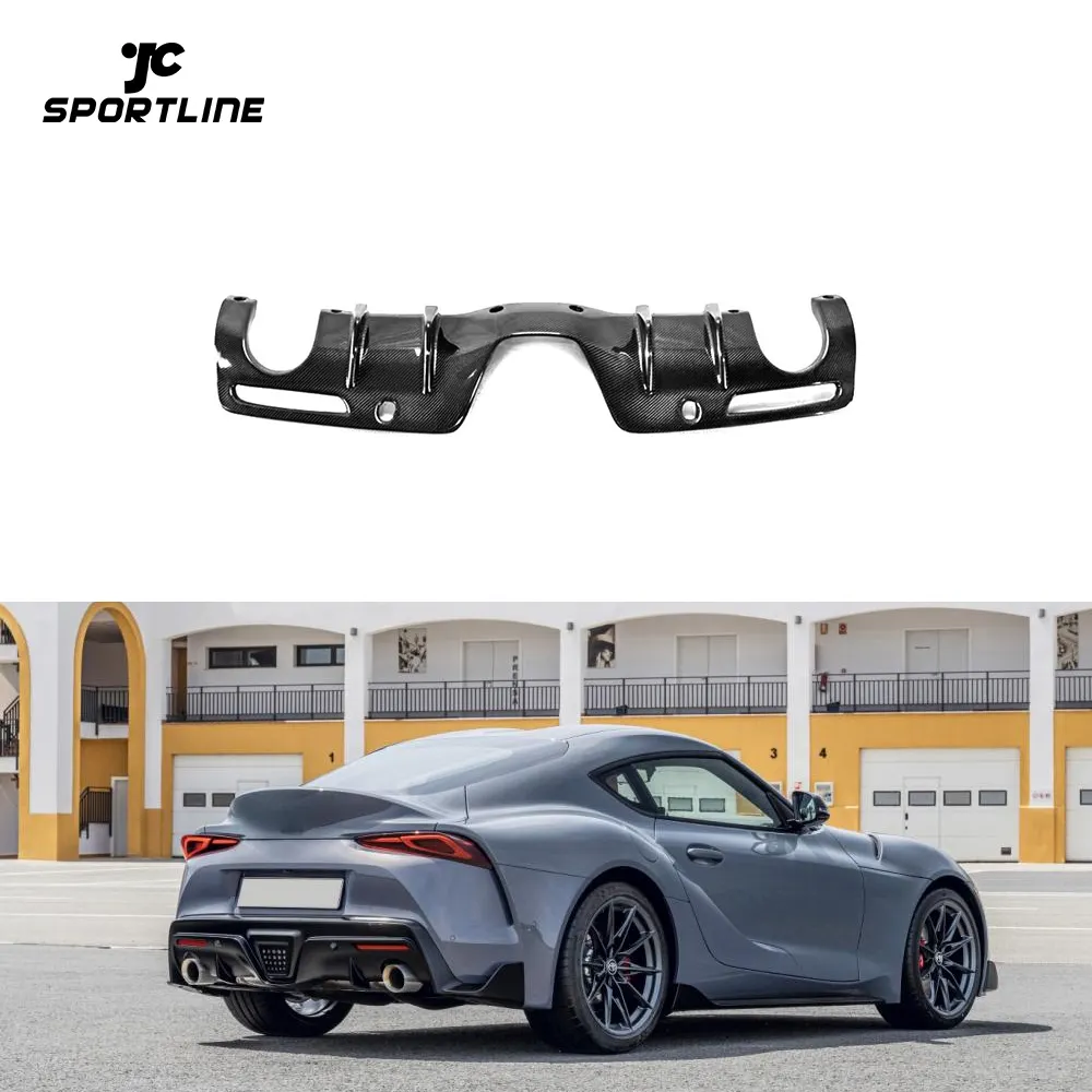 Diffuser Belakang Serat Karbon A90 untuk Toyota GR Supra A90 MK5 Edisi J29/DB 2019- 2022