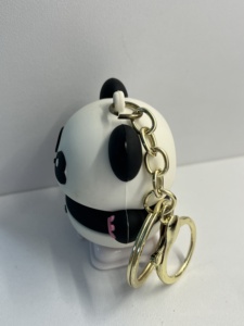 Dễ thương Panda PVC Keychains với <span class=keywords><strong>Wind</strong></span>-<span class=keywords><strong>up</strong></span> đi bộ & mahjong 'fa' thiết kế Quà Tặng vòng chìa khóa - Product Image 3