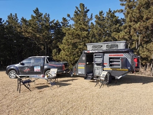 Caravanes de camping hybrides tout-terrain avec cuisine coulissante <span class=keywords><strong>en</strong></span> aluminium, remorque de voyage électrique, camping-car tout-terrain à vendre - Product Image 4