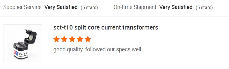 100a/40mA Split core AC current transformer sensor