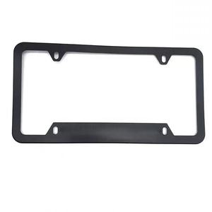 Cadre de plaque d'immatriculation en acier inoxydable à 4 trous, spécifications américaines, personnalisable et très demandé - Product Image 2