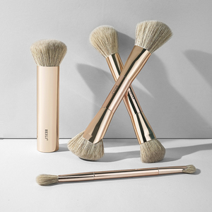 BEILI <span class=keywords><strong>Pennello</strong></span> Professionale <span class=keywords><strong>per</strong></span> Trucco in Oro Rosa, Grande <span class=keywords><strong>Pennello</strong></span> Singolo <span class=keywords><strong>per</strong></span> Polvere e Blush, <span class=keywords><strong>per</strong></span> Cosmetici, con Tubo in Alluminio e Logo Personalizzato - Product Image 3