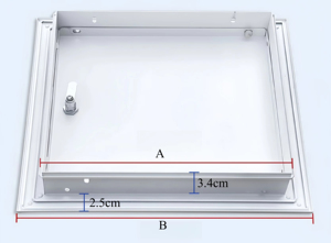 Accessoires pour panneaux d'accès <span class=keywords><strong>au</strong></span> <span class=keywords><strong>plafond</strong></span> perforés/métalliques, pour une installation facile et un design unique - Product Image 5