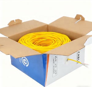 Cavo LAN UTP CAT6 in Rame Puro a 8 Conduttori con Impedenza 100 e Guaina in PVC per Uso in Telecomunicazioni/Informatica - Product Image 1