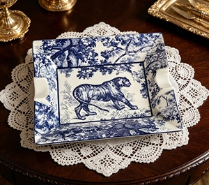 Cenicero de Cigarros de Cerámica de Lujo, Estilo Europeo, Grande y Decorativo, con Diseño de Tigre, para Hogar y Restaurante - Product Image 5