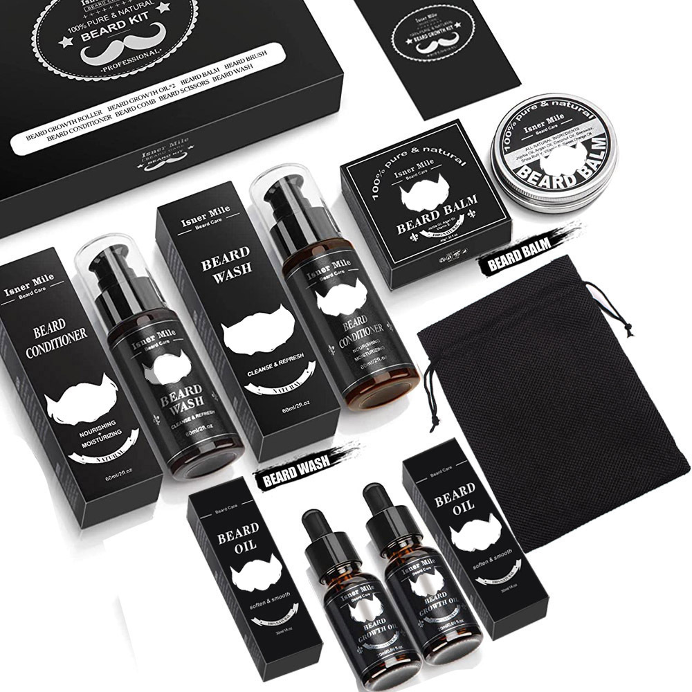 Ensemble de soins pour barbe 6 pièces