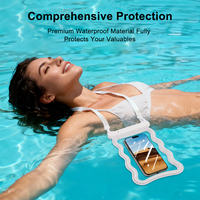 Nouvelle mise à niveau, sac étanche pour téléphone flottant, étui de téléphone portable étanche pour tous les téléphones