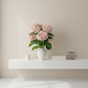 <span class=keywords><strong>Hortensias</strong></span> Artificiales de Alta Calidad, Tacto Real, Cabeza Grande, Color Rosa, para Bodas, Graduaciones, Año Nuevo, Ecológicas - Product Image 1