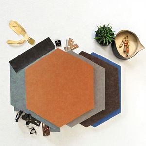 Panneaux acoustiques muraux en polyester PET de qualité supérieure avec NRC 1.0, taille 30x30cm, panneaux absorbants du son colorés pour hôtels modernes - Product Image 3