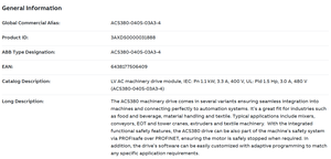 ACS380-040S-03A3-4 1.1kW 1.5HP 3 เฟส 380-480V ไดรฟ์เครื่องจักรปรับความถี่ VFD IP20 สำหรับระบบอัตโนมัติอุตสาหกรรม - Product Image 4