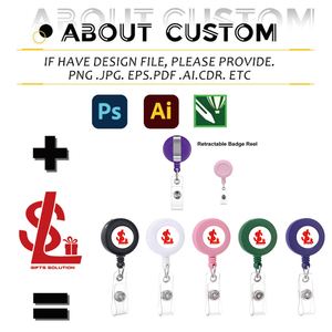 Portacredenciales Retráctiles de Plástico Personalizados y Económicos, Portacredenciales con Clip para Enfermeras, Maestros y Estudiantes - Product Image 2
