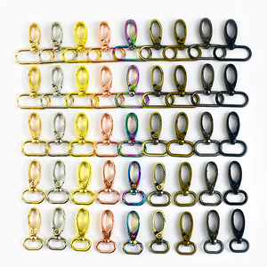 Meetee F4-3 13-50mm tôm hùm kết nối xoay Móc túi xách Phụ kiện phần cứng Túi Móc Chìa Khóa Móc hợp kim tự làm Khóa Chó - Product Image 1