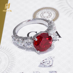 NUOYA Luxury 5 Ct D Color Moissanite <strong>Ring</strong> For Women 925 Silver Iced Out Lab <strong>Diamond</strong> <strong>Ring</strong> Custom Hip Hop Fine Jewelry - Product Image 6