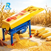 Mini-dépelliculeuse de maïs entièrement automatique, machine électrique à décortiquer le maïs, machinerie agricole 220V
