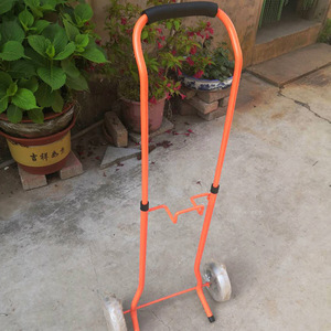 Carrito para Cilindros de Gas Pequeños, 900x370x165mm, Estructura de Acero, 2 Ruedas, Carrito de Herramientas Resistente para el Transporte y el Cambio de Gas - Product Image 2