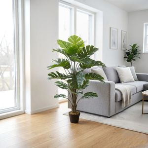 优质仿真龟背竹叶植物仿真树户外装饰 - Product Image 5