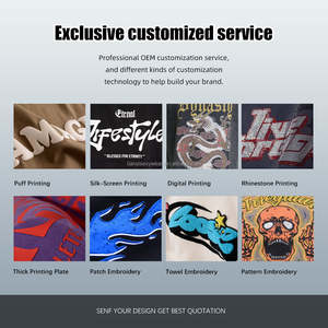 100% хлопковая толстовка на молнии с вышивкой логотипа - Product Image 4