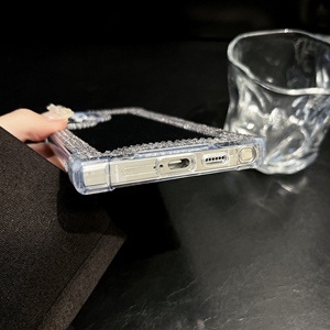 Glitter diamante Make Up specchio custodia del telefono per <span class=keywords><strong>Samsung</strong></span> <span class=keywords><strong>Galaxy</strong></span> Note20 S22 S23 S24 Ultra S25 <span class=keywords><strong>Plus</strong></span> S24FE Anti-goccia Girly <span class=keywords><strong>Cover</strong></span> - Product Image 4