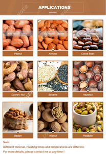 Sản xuất nhỏ khô vỏ đậu phộng rang xay lò Hazelnut Máy Rang cho Hazelnut dầu - Product Image 5