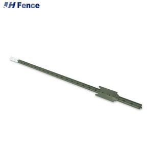 Poteaux en T galvanisés à chaud durables de 6 pieds, 1,25 lb par <span class=keywords><strong>pied</strong></span>, avec plaque inférieure à clous, poteaux en T métalliques de 4 à 9 pieds - Product Image 4