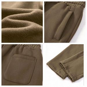 Pantalones Deportivos de Pierna Recta para Hombre, Pantalones Casuales de Alta Calidad para Invierno, Joggers de Algodón y Felpa con Logotipo Personalizado - Product Image 2