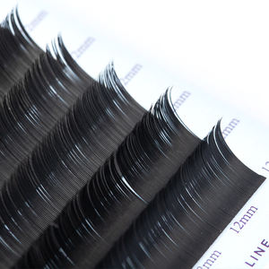Jaunty <span class=keywords><strong>Sky</strong></span> Factory Supplies Lashes Extensionプライベートラベルカラーエリプスフラットフルボリュームつけまつげエクステンションキット - Product Image 4