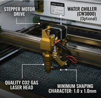 Atomstack 5070 acrylique étiquette de chien 80w co2 laser machines de gravure 90w prix pour crayon 3040 laser graveur carte machine