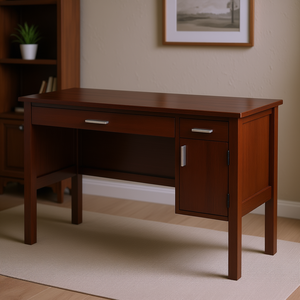 Scrivania per computer Emmett Walnut D0100HXGBG6 Elegante scrivania per ufficio domestico - Product Image 2