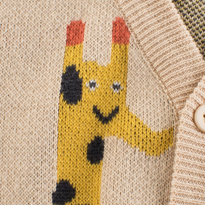 <span class=keywords><strong>Cardigan</strong></span> en coton pur pour enfants, chandail tricoté, motif de dessin animé, pull, pour garçons et filles, nouvelle collection - Product Image 3