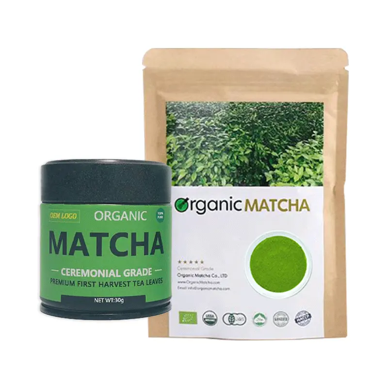 High Quality Macha Green Tea Powder Free Sample Instant Matcha Powder Healthy Supplement Instant Powder